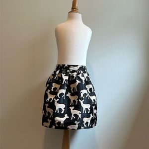 Girls Deer Skirt, Size M (7-8)